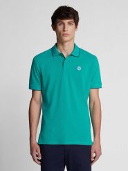 North Sails Koszulka polo w kolorze turkusowym rozmiar: S. Niebieskie koszulki polo męskie North Sails, s, bez wzorów, z bawełny, bez ramiączek. Za 100.99 zł.