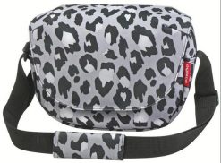 Torba na kierownicę „Funbag”, leo nero. Szare torby męskie na ramię KLICKFIX, bez wzorów, na ramię, duże. Za 280.50 zł.