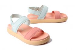 TAMARIS 1-28500-44 779 mint comb, sandały damskie. Zielone sandały damskie Tamaris, bez wzorów, bez obcasa, na płaskiej podeszwie. Za 195.93 zł.