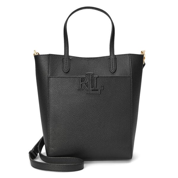 Torebka LAUREN RALPH LAUREN. Czarne torebki klasyczne damskie Lauren Ralph Lauren, bez wzorów, bez dodatków. Za 869.99 zł.