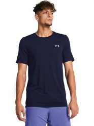 Under Armour Koszulka sportowa "Vanish Seamless" w kolorze granatowym rozmiar: L. Niebieskie t-shirty sportowe męskie Under Armour, l, z materiału, bez ramiączek, outdoorowe. Za 147.91 zł.
