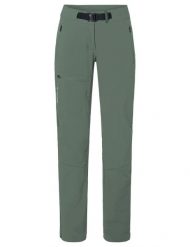 Spodnie damskie Badile Pants III. Zielone spodnie materiałowe damskie Vaude, bez wzorów, z materiału, sportowe. Za 720.65 zł.