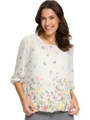 WITT WEIDEN Bluzka w kolorze białym rozmiar: 54. Białe bluzki damskie WITT WEIDEN, bez wzorów, bez kołnierzyka, bez ramiączek. Za 69.99 zł.