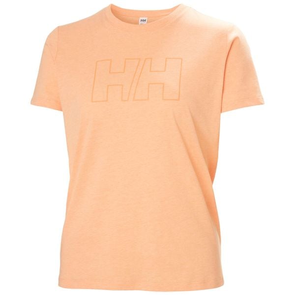 T-shirt damski Helly Hansen Tech Logo. Brązowe t-shirty damskie Helly Hansen, bez wzorów, bez kołnierzyka. Za 195.00 zł.