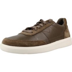 Buty CLARKS BRODIN LO Zielony. Zielone buty trekkingowe męskie Clarks, ze skóry, bez zapięcia, trekkingowe. Za 205.99 zł.