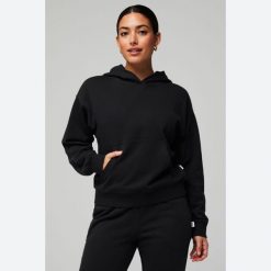 Bluza damska z kapturem Fabletics Year Round Terry. Czarne bluzy z kapturem damskie FABLETICS, na lato, l, z bawełny. Za 318.80 zł.