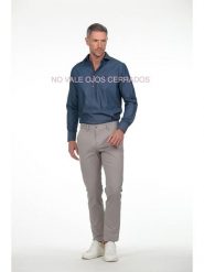 The Time of Bocha Spodnie chino w kolorze szarym rozmiar: 46. Szare spodnie materiałowe męskie The Time of Bocha, bez wzorów. Za 173.99 zł.