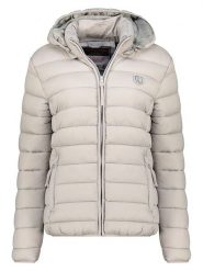 Geographical Norway Kurtka pikowana "Atikotal" w kolorze jasnoszarym rozmiar: XL. Szare kurtki damskie Geographical Norway, xl, bez wzorów, bez kaptura. Za 130.99 zł.