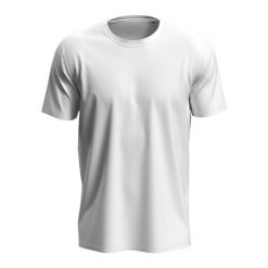 Koszulka Unisex Dla Dorosłych Lux. Białe bluzki damskie Stedman, xl, bez wzorów, sportowe, bez kołnierzyka, bez ramiączek. Za 51.99 zł.
