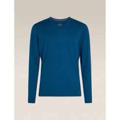 ICEBREAKER Koszulka męska 200 Oasis LS Crewe Atlantis-L. Czarne bielizna termoaktywna męska Icebreaker, l, z wełny, bez ramiączek, do piłki nożnej. Za 432.70 zł.