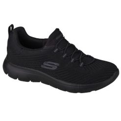 Buty sportowe Sneakersy damskie, Skechers Summits Fast Attraction. Czarne buty sportowe na co dzień damskie Skechers, bez wzorów, trekkingowe. Za 259.99 zł.