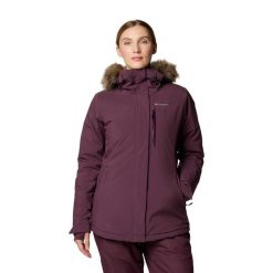 Kurtka narciarska damska Columbia Ava Alpine II Ins. Fioletowe kurtki narciarskie i snowboardowe damskie Columbia, m, bez wzorów, bez kaptura, narciarskie. Za 699.99 zł.