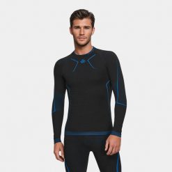 Bluza termoaktywna męska Alpinus Lillehammer. Czarne bluzy bez kaptura męskie Alpinus, m. Za 179.00 zł.