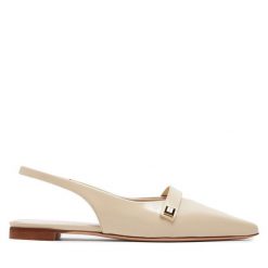 Sandały Max Mara. Brązowe sandały damskie Max Mara, bez wzorów, bez obcasa, na płaskiej podeszwie. Za 2,349.00 zł.