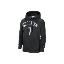Bluza sportowa męska Nike Nba Brooklyn Nets Kevin Durant. Czarne bluzy sportowe męskie Nike, bez wzorów, sportowe, bez kołnierzyka, bez ramiączek. Za 462.00 zł.