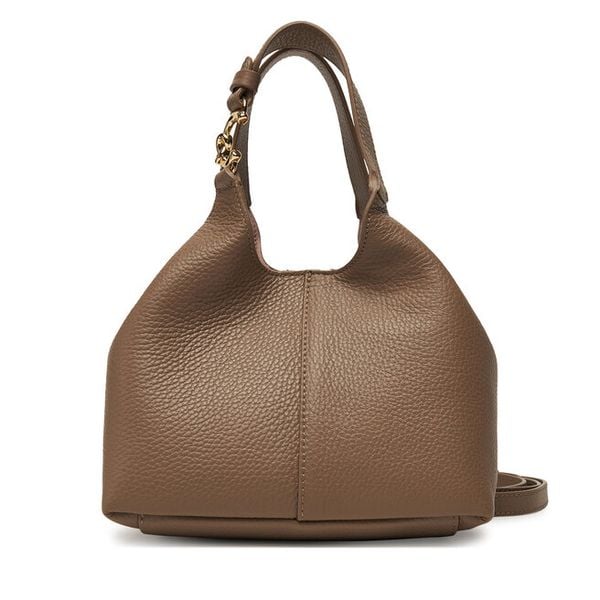 Torebka Coccinelle. Brązowe torebki klasyczne damskie Coccinelle, bez wzorów, bez dodatków. Za 1,209.00 zł.