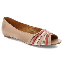 Różowe Baleriny Maciejka Wygodne Buty Damskie. Czerwone baleriny damskie Maciejka, bez wzorów, ze skóry, bez obcasa, na płaskiej podeszwie. Za 179.00 zł.