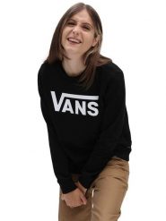 Vans Bluza w kolorze czarnym rozmiar: XS. Czarne bluzy bez kaptura damskie Vans, xs, z bawełny. Za 191.95 zł.