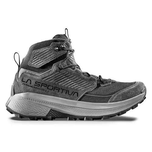 Buty trekkingowe męskie La Sportiva Prodigio Hike LT GTX. Szare buty trekkingowe męskie La Sportiva, z gore-texu, za kostkę, bez zapięcia, trekkingowe, gore-tex. Za 1,137.00 zł.