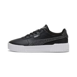Buty sportowe damskie Puma Carina 3.0 Feline. Czarne buty sportowe na co dzień damskie Puma, bez wzorów, ze skóry, tenisowe. Za 292.50 zł.