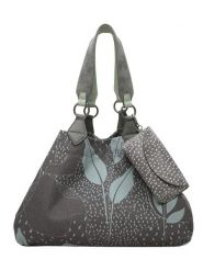 Fritzi aus Preußen Shopper bag "Izzy" w kolorze turkusowo-szarym - 42 x 29 x 15 cm rozmiar: onesize. Szare shopper bag damskie Fritzi aus Preußen, bez wzorów, z bawełny, na ramię, bez dodatków. Za 175.26 zł.