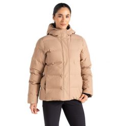 Damska Kurtka Ocieplana Entrusted Padded Jacket. Brązowe kurtki damskie Dare 2b, m, bez wzorów, z lycry, z kapturem. Za 695.99 zł.