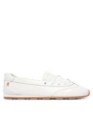 Tommy Hilfiger Baleriny Bella Ballet Sneaker FW0FW09449 Biały. Białe baleriny damskie Tommy Hilfiger, bez wzorów, ze skóry, bez obcasa. Za 449.99 zł.
