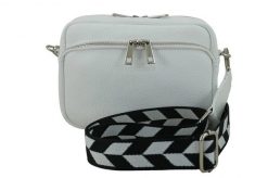 Listonoszka skórzana BARBERINI'S 944-32 biała. Białe shopper bag damskie Barberinis, bez wzorów, ze skóry, bez dodatków. Za 239.99 zł.