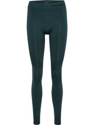 Damskie legginsy bezszwowe z wysokim stanem Hummel Shaping. Zielone legginsy sportowe damskie HUMMEL, na jesień, s, bez wzorów, z dzianiny, z podwyższonym stanem, na fitness i siłownię. Za 168.00 zł.
