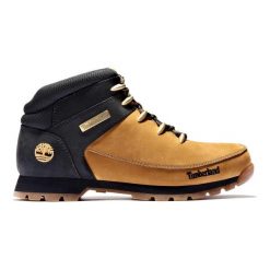 Tenisówki Timberland Model Euro Sprint Mid Lace Kolor Jasnobrązowy. Żółte trampki i tenisówki męskie Timberland, bez wzorów, ze skóry, bez zapięcia. W wyprzedaży za 607.45 zł.