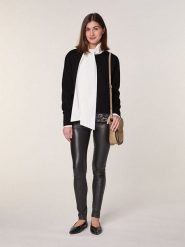 Rodier Wełniany sweter w kolorze czarnym rozmiar: S. Czarne swetry klasyczne damskie Rodier, s, z koronki, bez kołnierzyka. Za 304.99 zł.