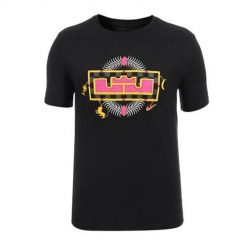 Koszulka sportowa męska Nike Koszulka Lebron James Lbj Crown Drifit Tshirt. Czarne t-shirty męskie Nike, m, bez wzorów, z bawełny, bez kołnierzyka. Za 248.00 zł.