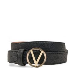 Pasek Valentino. Czarne paski damskie Valentino, bez wzorów. Za 199.99 zł.