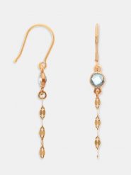 OR ÉCLAT Złote kolczyki z cyrkoniami rozmiar: onesize. Żółte kolczyki damskie Or Éclat, z cyrkonią, złote, z zapięciem typu bigiel. Za 543.99 zł.