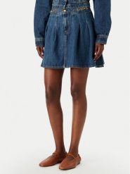 Tommy Hilfiger Spódnica jeansowa WW0WW50965 Niebieski Straight Fit. Niebieskie spódniczki damskie Tommy Hilfiger, s, bez wzorów, z jeansu. Za 649.99 zł.
