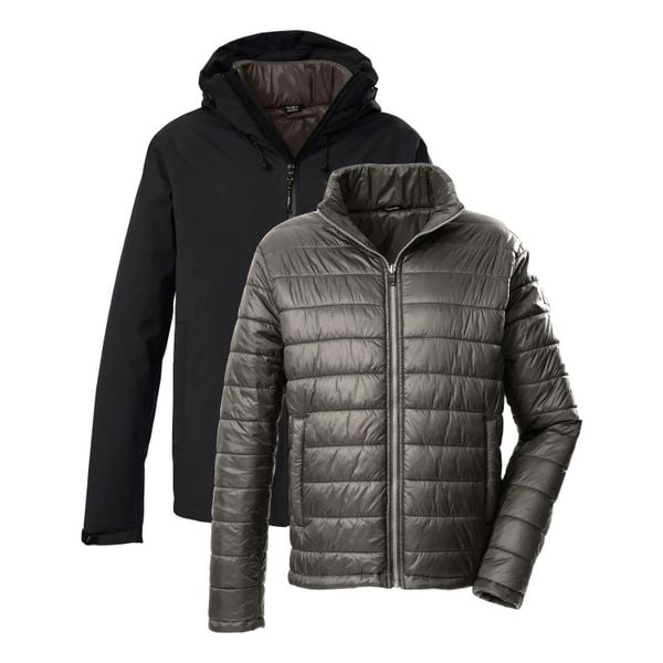 Kombinezon parka i puchówka Killtec KOW 95. Czarne parki męskie KILLTEC, m, bez wzorów, z materiału. Za 699.25 zł.