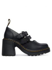 Dr. Martens Czółenka Eviee Mary Jane DM27371001 Czarny. Czarne czółenka damskie Dr. Martens, bez wzorów, ze skóry, bez obcasa. Za 949.99 zł.