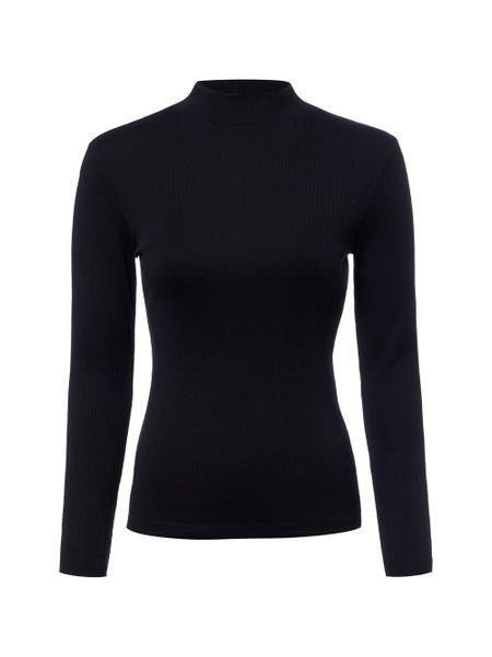 Marie Lund koszulka z długim rękawem Kobiety Bawełna (100%) czarny, XXL. Czarne t-shirty damskie Marie Lund, xxl, bez wzorów, z bawełny, bez kołnierzyka. Za 149.95 zł.