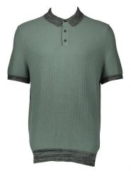 Scotch & Soda Koszulka polo w kolorze zielonym rozmiar: M. Zielone koszulki polo męskie Scotch & Soda, m, bez wzorów, z bawełny, bez ramiączek. Za 95.99 zł.