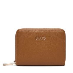 Portfel Liu Jo. Brązowe portfele damskie Liu Jo, bez wzorów. Za 249.99 zł.