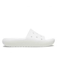 Crocs Klapki "Classic" w kolorze białym rozmiar: 36/37. Białe klapki damskie Crocs, bez wzorów, bez obcasa. Za 109.95 zł.