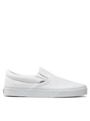 Vans Tenisówki Classic Slip-On VN000EYEW00. Białe trampki i tenisówki damskie Vans, bez wzorów, z materiału. Za 199.99 zł.
