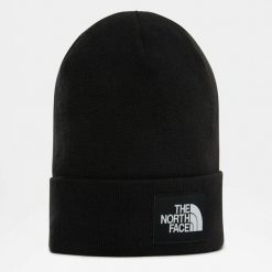 Czapka turystyczna unisex The North Face Dock Worker Recycled Beanie. Czarne czapki męskie The North Face, bez wzorów, sportowe. Za 99.99 zł.