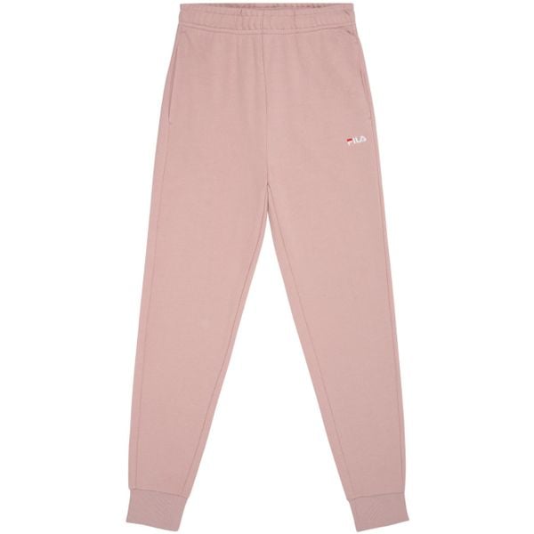 Spodnie damskie Fila Lucera. Czerwone spodnie materiałowe damskie Fila, bez wzorów, z bawełny. Za 268.74 zł.