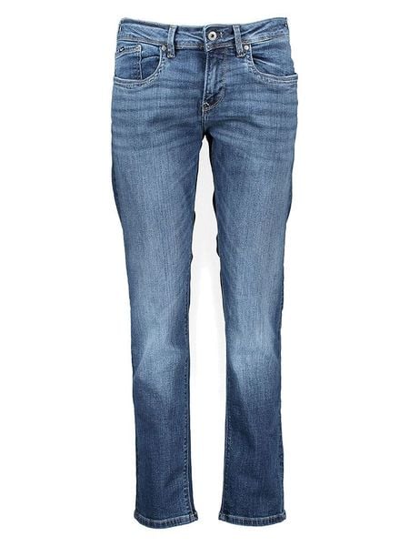 Pepe Jeans Dżinsy "Hatch" - Slim fit - w kolorze niebieskim rozmiar: W34/L30. Niebieskie jeansy męskie Pepe Jeans. Za 214.70 zł.
