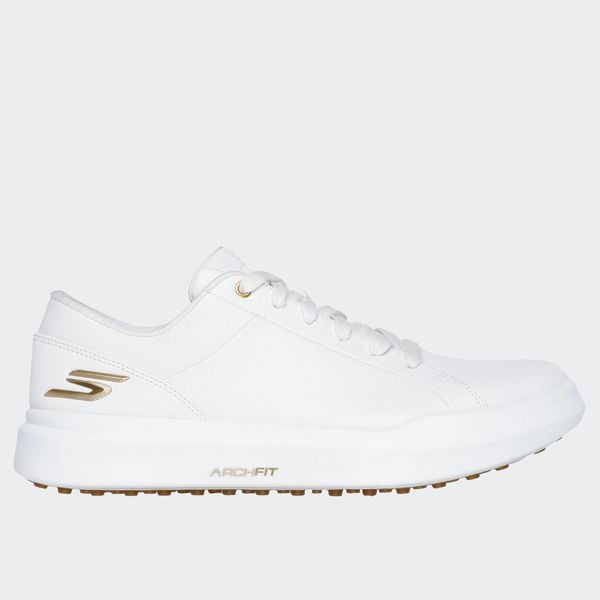 Buty do golfa damskie wodoodporne Skechers Go Golf Drive 6 skórzane. Golfy damskie Skechers, bez wzorów, z kauczuku, bez ramiączek. Za 459.99 zł.