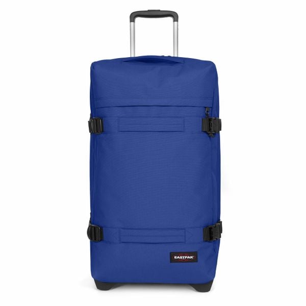 Walizka na kółkach Eastpak Transit'R L. Niebieskie walizki Eastpak, bez wzorów. Za 847.00 zł.