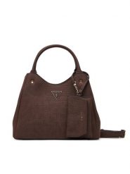 Guess Torebka Lorella HWCG23 06220 Brązowy ciemny. Brązowe torebki klasyczne damskie Guess, z aplikacjami, ze skóry, bez dodatków. Za 584.99 zł.