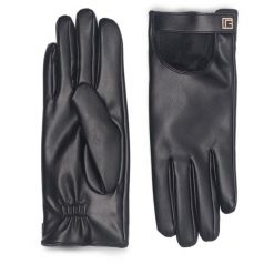 Rękawiczki Damskie Jenny Fairy. Czarne rękawiczki damskie Jenny Fairy, bez wzorów. Za 49.99 zł.