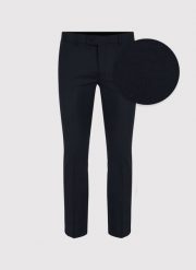 PAKO LORENTE - Gładkie granatowe spodnie ganiturowe. Spodnie wizytowe męskie Pako Lorente, z elastanu. Za 599.99 zł.